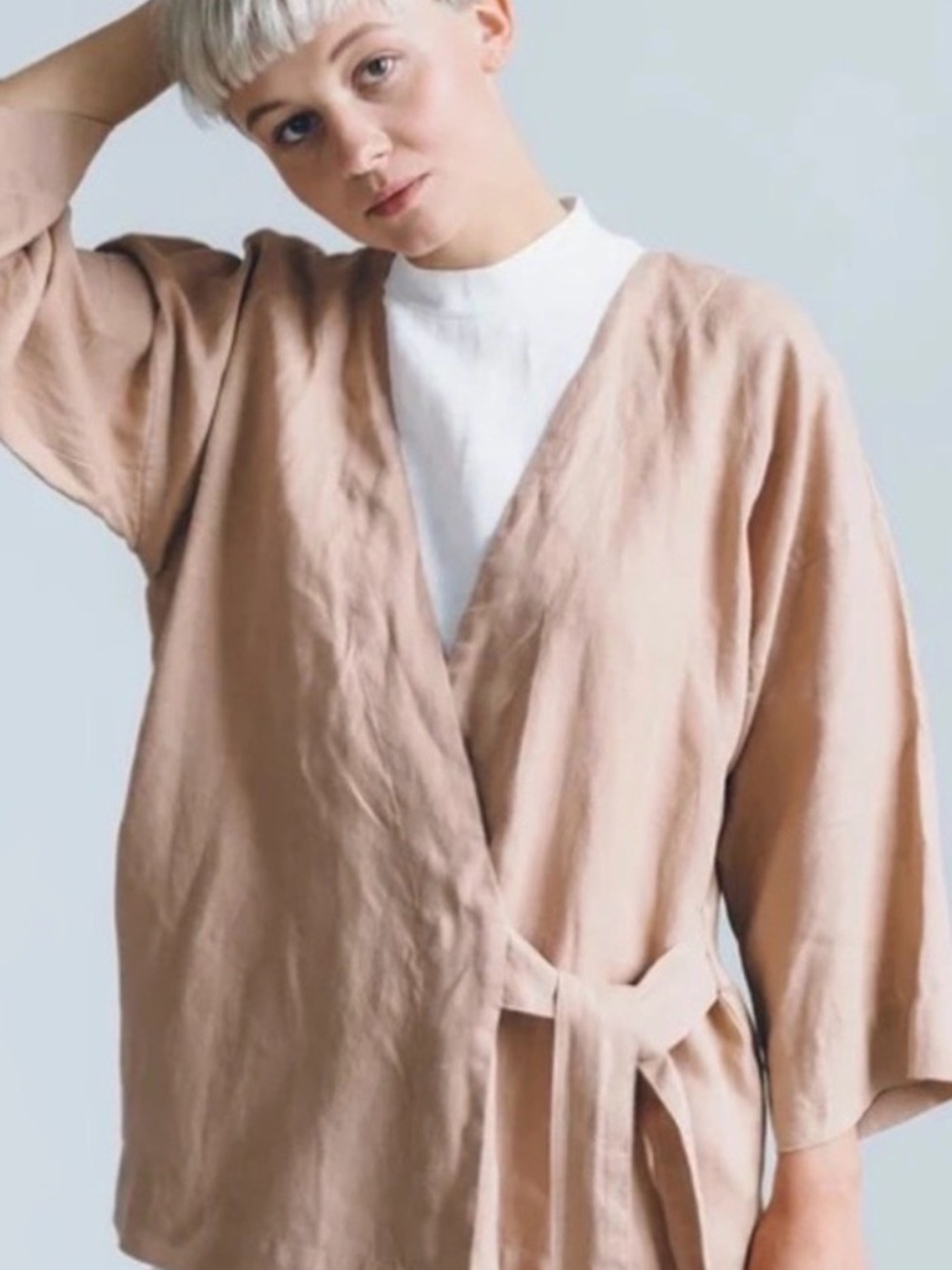 Linenfox Wrap Top/Jacket